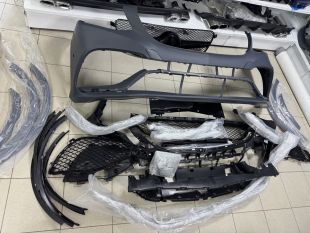 Бампер передний AMG 63 на Mercedes GLE w166